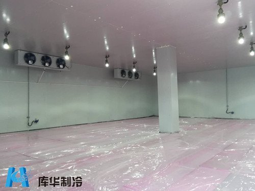 五面體防爆冷藏冷庫的地面保溫施工中